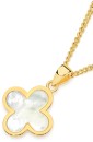9ct-Mother-of-Pearl-Clover-Pendant Sale