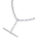 Sterling-Silver-45cm-Oval-Belcher-Chain-with-T-Bar-Fob Sale