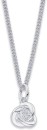 Sterling-Silver-Cubic-Zirconia-Trinity-Knot-Pendant Sale