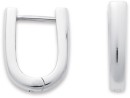 Sterling-Silver-U-Shape-Huggies Sale