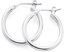 Sterling-Silver-20mm-Hoop-Earrings Sale