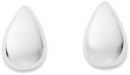 Sterling-Silver-Small-Puff-Waterdrop-Stud-Earrings Sale