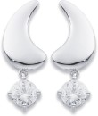 Sterling-Silver-Droplet-Style-with-Cubic-Zirconia-Drop-Studs Sale