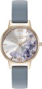 Olivia-Burton-Illustrated-Florals-Ladies-Blue-Watch-OB24000227 Sale