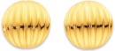 9ct-Ridged-Dome-Leverback-Earrings Sale