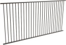 Protectoral-Flat-Top-2400mm-x-1200mm-Aluminium-Pool-Fence-Panel-in-Black Sale