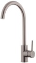 Foreno-E-Steel-Minimal-WELS-5-Star-6lmin-and-55lmin-Cold-Start-Gooseneck-Sink-Mixer-in-Brushed-Gunmetal Sale