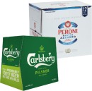 Peroni-Nastro-Azzurro-or-Carlsberg-Pilsner-12-x-330ml-Bottles Sale