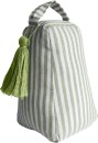 Astin-Sinclair-13-x-13-x-21cm-Green-Linen-Stripe-Door-Stop Sale