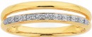 9ct-Diamond-Two-Row-Ring Sale