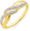 9ct-Diamond-Double-Swirl-Love-Dress-Ring Sale