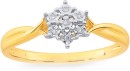 9ct-Diamond-Cluster-Ring Sale