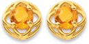 9ct-Citrine-Celtic-Design-Studs Sale