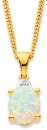 9ct-Created-Opal-Diamond-Pendant Sale