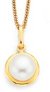 Freshwater-Pearl-Pendant-in-9ct-Yellow-Gold Sale