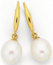 9ct-8mm-Freshwater-Pearl-Teardrop-Earrings Sale