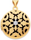 9ct-Filgree-Cutout-Milgrain-Locket-Pendant Sale