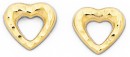 9ct-Heart-Stud-Earrings Sale
