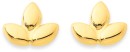 9ct-Three-Leaf-Earrings Sale