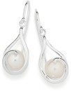 Sterling-Silver-Freshwater-Pearl-Drop-Earrings Sale