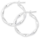 Sterling-Silver-20mm-Ribbon-Twist-Hoops Sale
