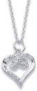 Sterling-Silver-Cubic-Zirconia-Heart-Pendant Sale