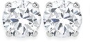 Sterling-Silver-Cubic-Zirconia-Stud-Earrings Sale