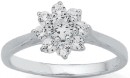 Sterling-Silver-Cubic-Zirconia-Flower-Ring Sale