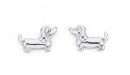 Sterling-Silver-Dog-Studs Sale