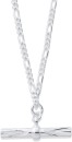 Sterling-Silver-45cm-Figaro-Fob-Chain Sale