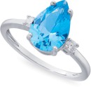 Sterling-Silver-Created-Spinel-Cubic-Zirconia-Ring Sale