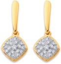 9ct-Diamond-Earrings Sale