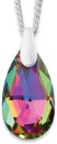 Sterling-Silver-Multi-Coloured-Crystal-Pear-Pendant Sale