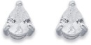 Sterling-Silver-Cubic-Zirconia-Pear-Studs Sale