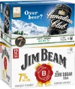 Canadian-Club-Dry-Zero-7-or-Jim-Beam-Zero-Sugar-Cola-7-12-X-250mL-Cans Sale
