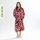 Amparo-Endless-Bows-Bathrobe-Cranberry Sale