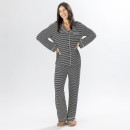 bbb-Sleep-Stripe-Knit-Piped-PJ-Set Sale