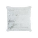 Design-Republique-Emerson-Stripe-Faux-Fur-Silver-Cushion Sale