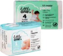 Little-Ones-Convenience-Nappies-13-21-Pack-or-Nappy-Pants-11-13-Pack Sale