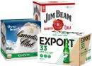Canadian-Club-Dry-or-Zero-Sugar-48-Jim-Beam-Cola-or-Zero-Sugar-48-18-x-330ml-Cans-or-Export-33-24-x-330ml-BottlesCans Sale