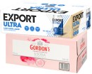 Export-Ultra-Low-Carb-24-x-330ml-Cans-or-Gordons-Premium-Pink-Gin-Soda-4-18-x-250ml-Cans Sale