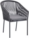 Mimosa-Rope-Aluminium-Dining-Chairs-in-Charcoal Sale