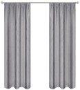 Smart-Home-Products-Urban-190cm-x-160cm-Pencil-Pleat-Room-Darkening-Curtains-in-Pepper-Pack-of-2 Sale