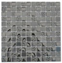 Johnson-Tiles-Nero-300mm-x-300mm-Mosaic-Sheet-in-Gloss-Blend Sale