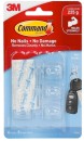 Command-Mini-Hooks-and-Strips-in-Clear-Pack-of-6 Sale