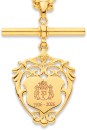 9ct-Pascoes-Engraved-Vintage-Shield-Fob-Limited-Edition Sale