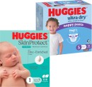 Huggies-Jumbo-Ultra-Dry-Nappies-64-108-Pack-or-Nappy-Pants-48-62-Pack Sale