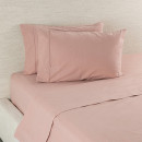 Hush-Plain-Blush-Flat-Flannelette-Sheet Sale