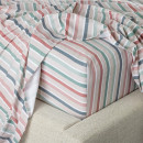 Hush-Stripe-Fitted-Flannelette-Sheet Sale