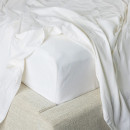 Hush-Plain-White-Fitted-Flannelette-Sheet Sale